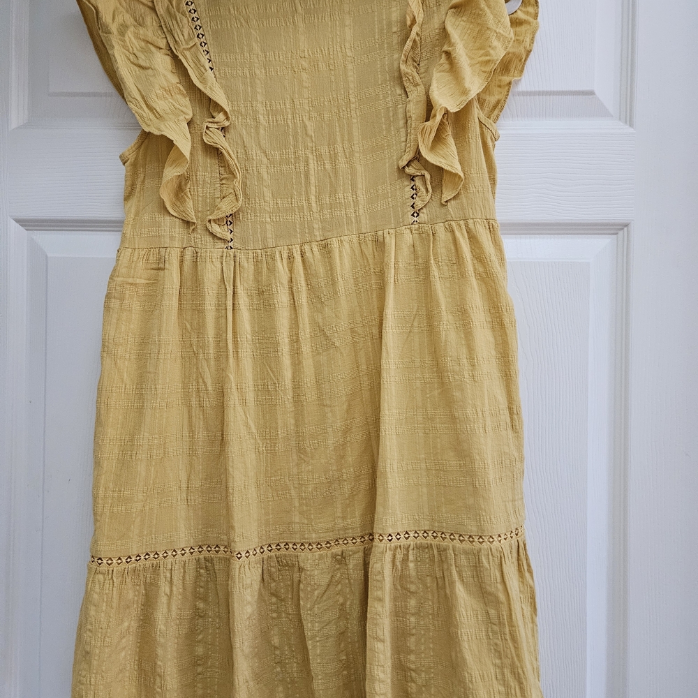 Yellow Ruffled Dress - Picture 4 of 5
